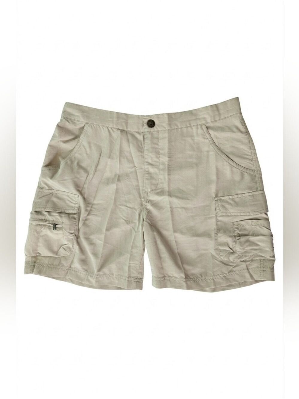 White Sierra Women's Crystal Covr Shorts Pale Taupe Beige Gorpcore NWT Medium